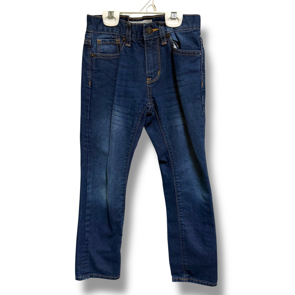 Old Navy Kids Skinny Jeans Dark Wash Adjustable Waist Size 6 Boys‎ Slim